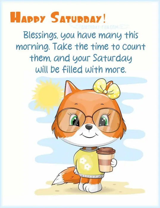 happy saturday morning wishes