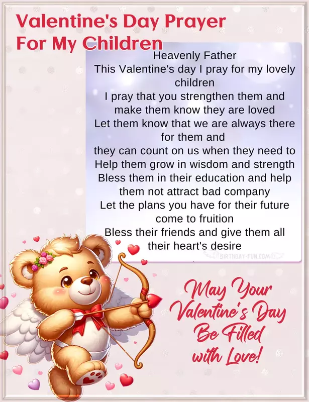 Valentin's prayer