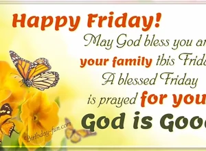 have a blessed friday morning