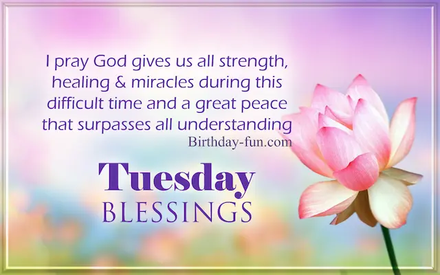 Tuesday blessings