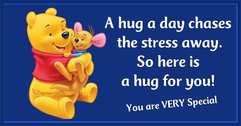 A hug a day