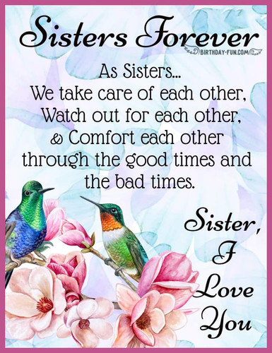Sister forever