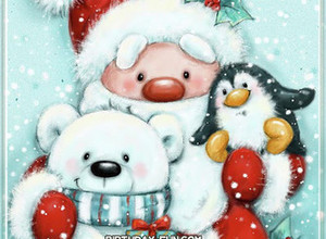 snow cristmas card