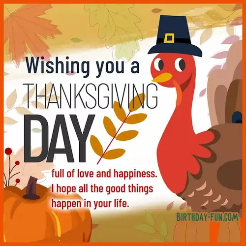 Thanksgiving day wishes