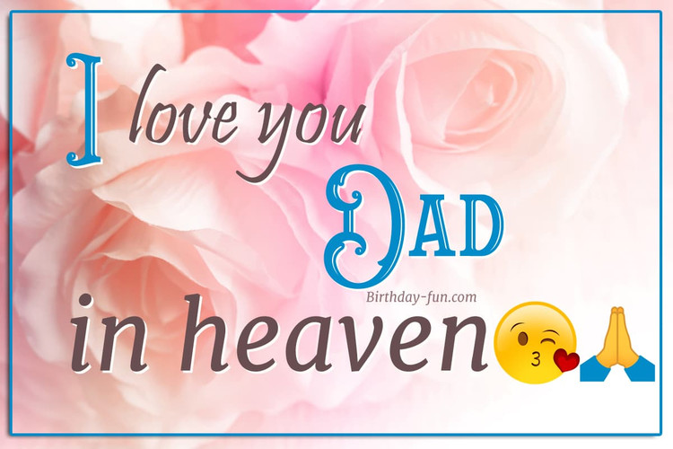 Dad in heaven