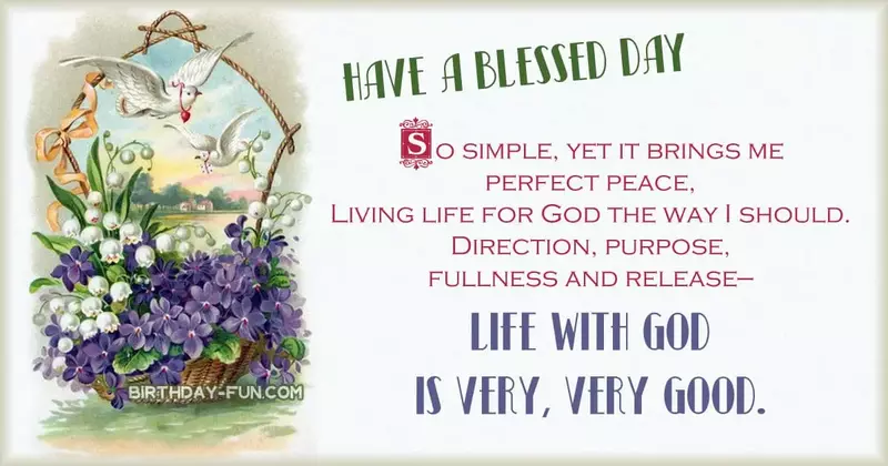 Blessed day quotes