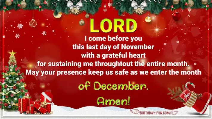 December amen