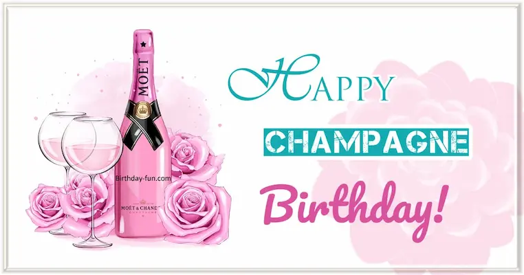 Happy champagne birthday