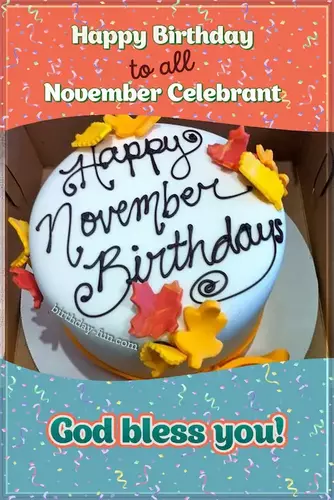 November Celebrants wish cards