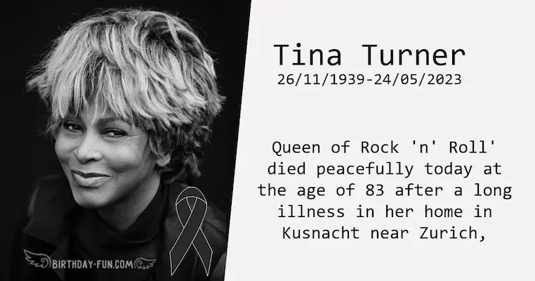 Tina Terner died