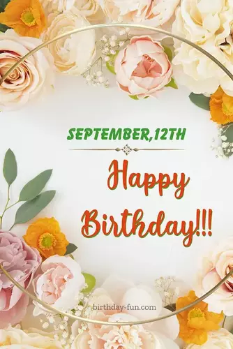 September 12 th birthday card