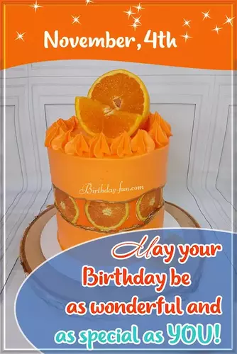 November 4 th Orange Birthday Party